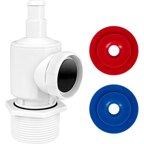 Connecteur mural pour aspirateur de piscine Polaris Zodiac 180 280 380, ensemble de connexion rapide de la soupape de décharge de pression du tuyau du balai de piscine.