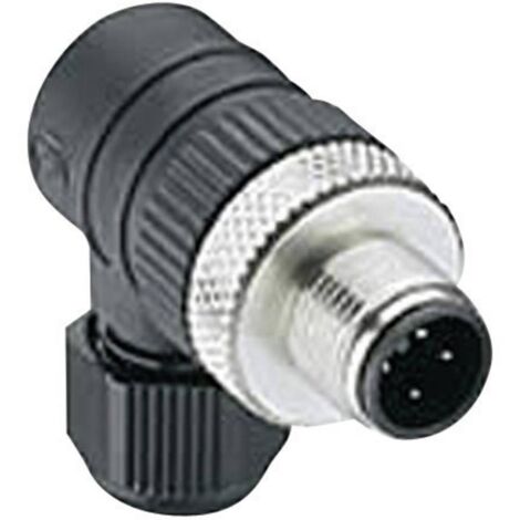 Connecteur non confectionné pour capteurs/actionneurs Lumberg Automation RSCW 4/9 108654 M12 mâle, coudé Nombre de pôle