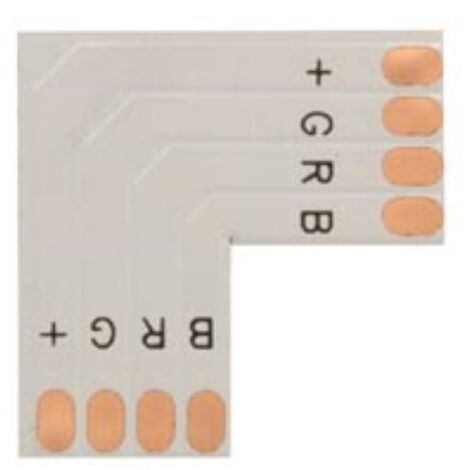 CONNECTEUR PCB FLEXIBLE - FORME L - 10 MM - COULEUR RVB VELLEMAN LCON21