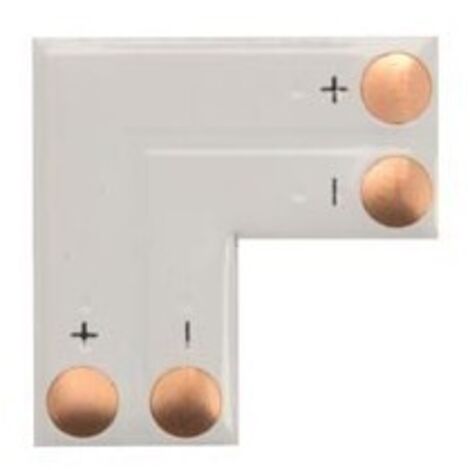 Connecteur pcb flexible - forme l - 8 mm - 1 couleur