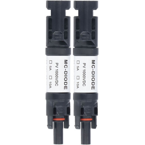 Connecteur Photovoltaïque MC-15D 1000V IP68 avec Porte Fusible pour Panneaux Solaires