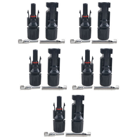 Connecteur photovoltaïque panneau solaire câble photovoltaïque 5pcs