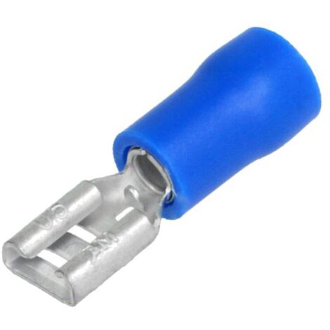 Connecteur plat 4.8mm-0.5mm femelle 1.5-2.5mm2 bleu