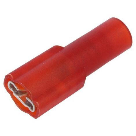 Connecteur plat 4.8mm 0.5mm femelle rouge