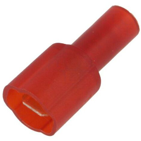 Connecteur plat 4.8mm 0.5mm male rouge