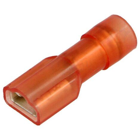 Connecteur plat 4.8mm 0.8mm femelle 0.25-1.5mm2 rouge x5