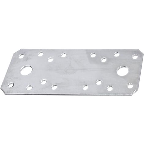 Connecteur plat en acier inoxydable – 133 x 55 mm– Résistant à la corrosion – Marque Alberts