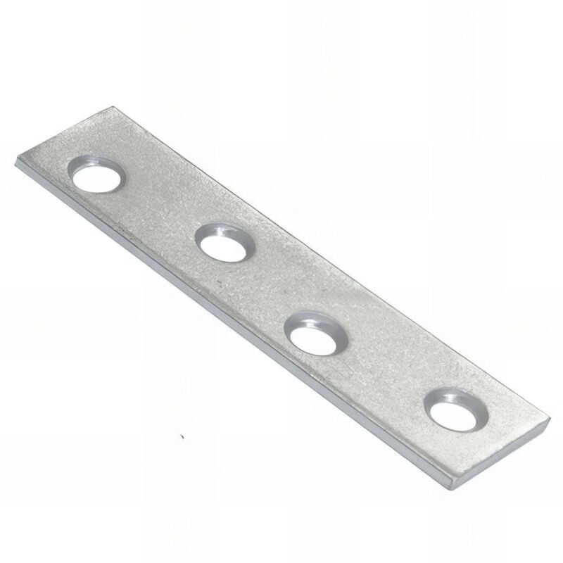 Connecteur plat étroit galvanisé - 58 x 14 x 1,5 mm