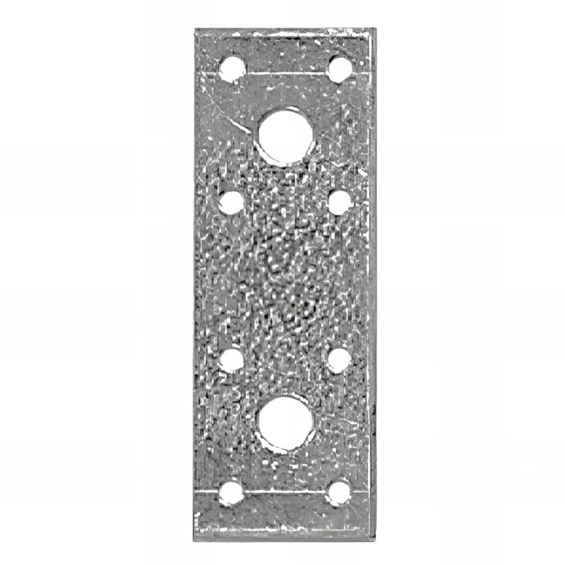 Fixtout - Connecteur plat galvanisé - 100 x 35 x 2,5 mm