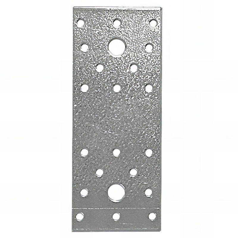 Fixtout - Connecteur plat galvanisé - 140 x 55 x 2,5 mm