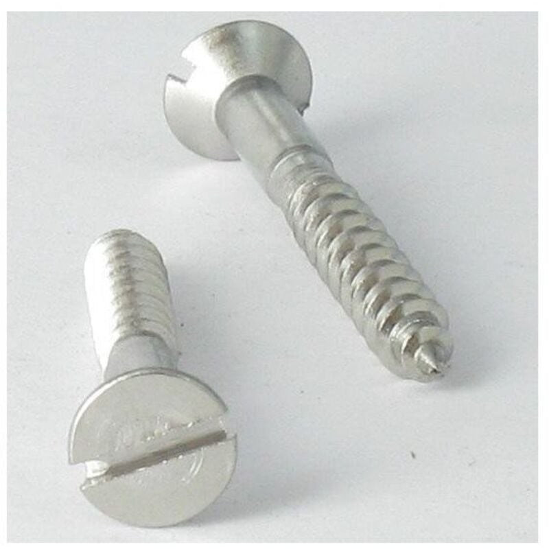 Vis Express - Vis bois Tête fraisée tf Fendue 6X30 Inox A4-200 pièces