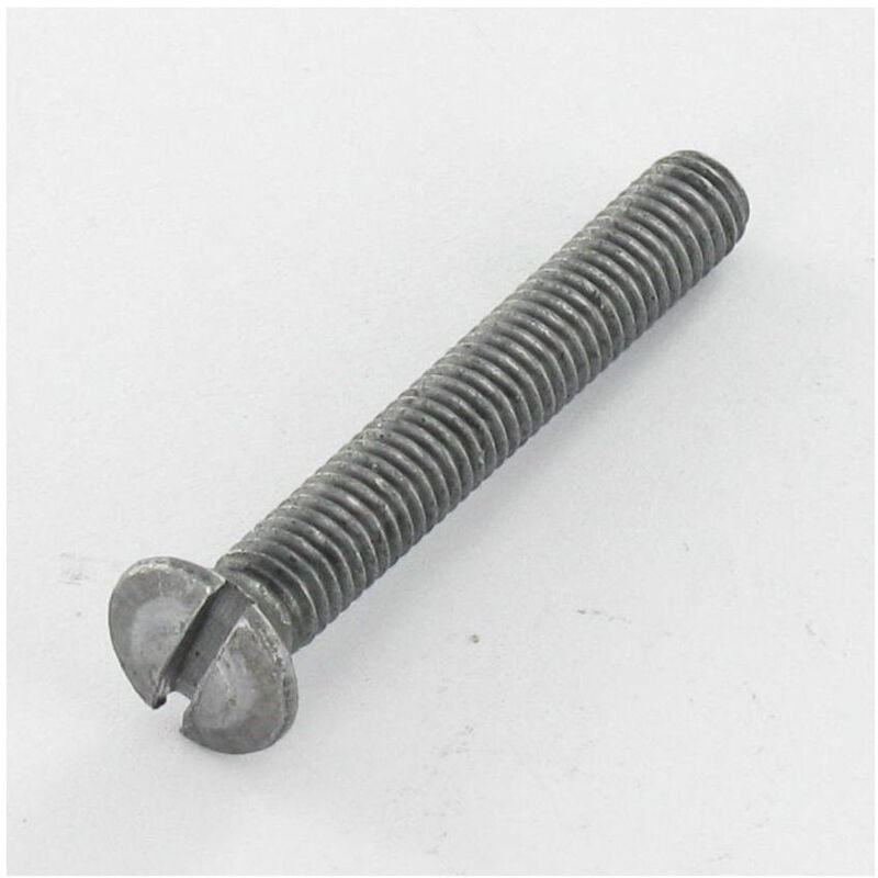 Vis métaux Tête fraisée bombée tfb Fendue M2X10 Acier brut-100 pièces
