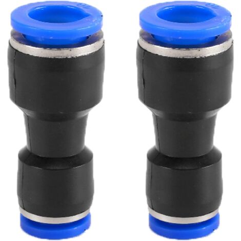 Connecteur pneumatique 2PCS coude/droit/type Y/T-Type/Réducteur de tube d'air pour la connexion rapide tuyauterie d'air, outils pneumatiques (réduction du raccord 10 mm à 8 mm) - Reducing Fitting 10mm