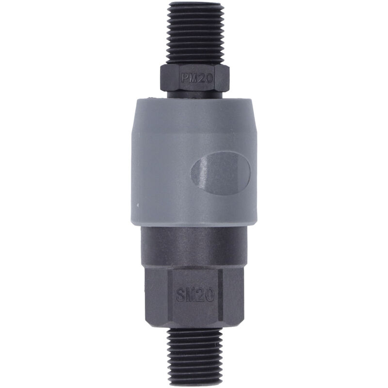 Connecteur pneumatique rapide de Type c, en plastique et acier, connecteur d'air autobloquant pour tuyau en pu (SM20 + PM20 1/4 pouces), 10 pièces