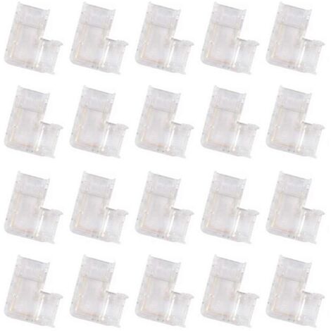 Connecteur pour bande LED à angle droit 10 mm (voir illustration)