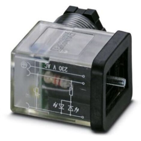 Connecteur pour électrovanne, Connecteur mâle, 3P, 230 V c.a. ( Prix pour 1 )