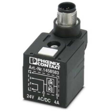 Connecteur pour électrovanne, Connecteur mâle, 4P, 24 V c.a. ( Prix pour 1 )