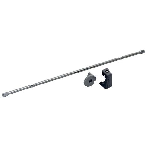 Connecteur pour ferrures Tandem Side et Tandem 2 - largeur de meuble 600 mm - finition anthracite - KESSEBÖHMER