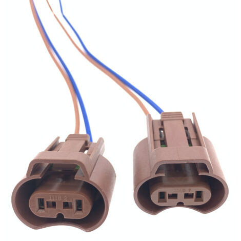 Connecteur pour phare halogène 9005 HB3 9006 HB4, douille pour ampoule LED, faisceau de câblage pour feux de brouillard (feux de croisement/route).