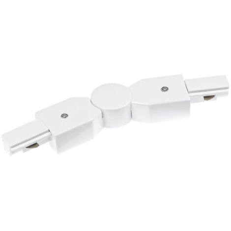 Connecteur pour rails d'éclairage 1F POWER WHITE