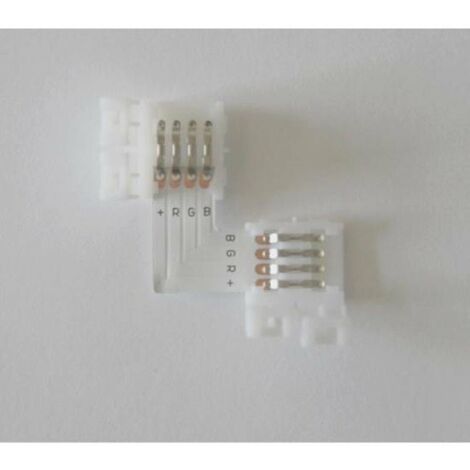 Connecteur pour Ruban LED 10mm RGB en L - SILAMP