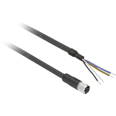 Connecteur pré-câblé Telemecanique M12 4PIN femelle XZCP1141L2