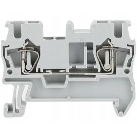 Connecteur rail DIN gris ZUG ST 4 mm
