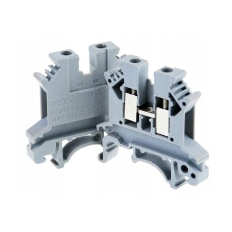 Connecteur rail DIN ZUG 2,5 mm à 1 niveau