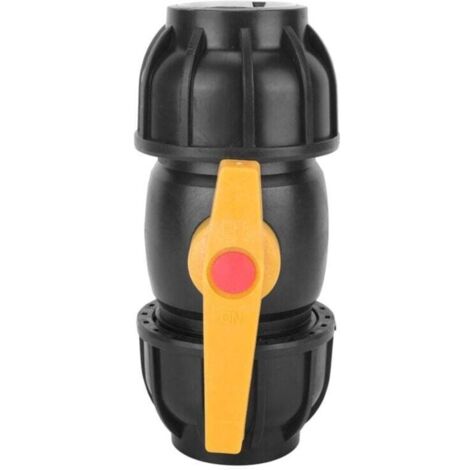Connecteur Rapide en Plastique PE de 50 mm de diamètre, raccord de Tube d'eau, raccord de Tuyau de vanne à Bille