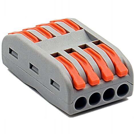 Connecteur rapide pour câble 4 x 0,08-4 mm² 1 pièce PCT-224