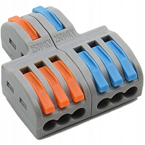 CONNECTEUR RAPIDE POUR CÂBLES 2x6 0,08-4mm2 1 pc.