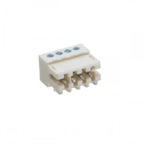 Connecteur RAST 2.5 351704K01 – Pas 2.5mm – 4 pôles – Système de verrouillage sur PCB – Pour conducteurs individuels – Lumberg
