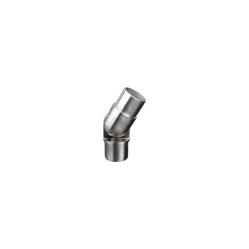 Qualite francaise] - Connecteur réglable pour tube Ø48,3mm - Hauteur 55,8mm Largeur 55,8mm - Inox 304 - à coller