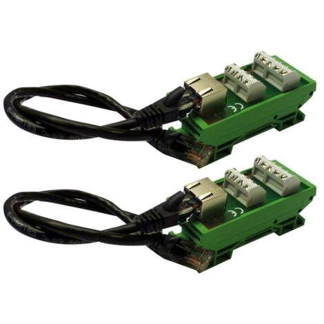 Connecteur RJ sur bornier pour raccorder des câbles type LYT ou SYT