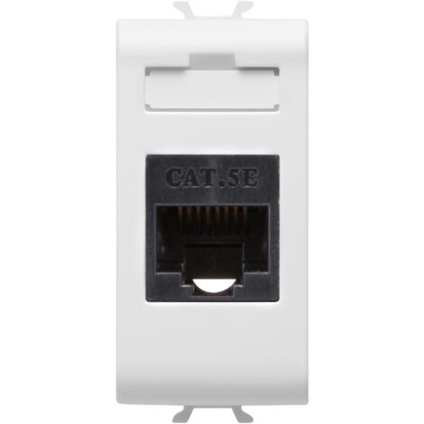 CONNECTEUR RJ45 1M CAT. 5E UTP BL. SAT. GEWISS GW15421