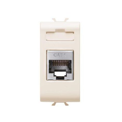 CONNECTEUR RJ45 1M CAT. 6 FTP IVOIRE GEWISS GW11424