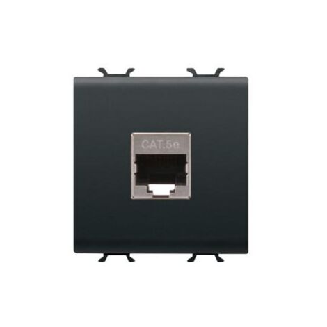 CONNECTEUR RJ45 2M CAT.5E FTP NOIR GEWISS GW12436