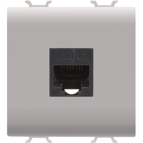 CONNECTEUR RJ45 2M CAT.5E UTP BEIGE GEWISS GW13434