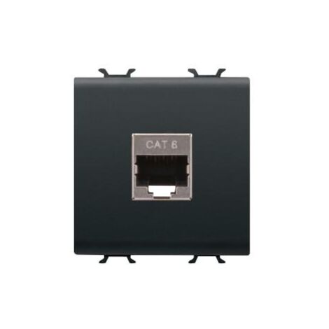 CONNECTEUR RJ45 2M CAT.6 FTP NOIR GEWISS GW12437