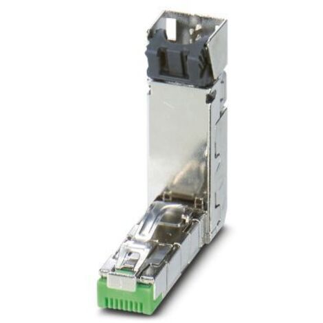 Connecteur RJ45 cat 5 Phoenix Contact série CUC Mâle, Blindé Montage sur câble Angle Droit ( Prix pour 1 )