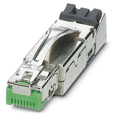 Connecteur RJ45 cat 5 Phoenix Contact série CUC Mâle, Blindé Montage sur câble Droit ( Prix pour 1 )