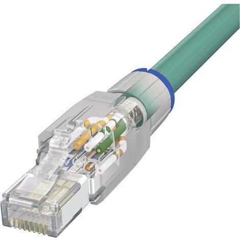 Connecteur RJ45 cat 5 Phoenix Contact série QUICKON Mâle, Blindé Montage sur câble Droit