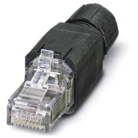 Connecteur RJ45 cat 5 Phoenix Contact série VS-08 Mâle, Blindé Montage sur câble Droit ( Prix pour 1 )