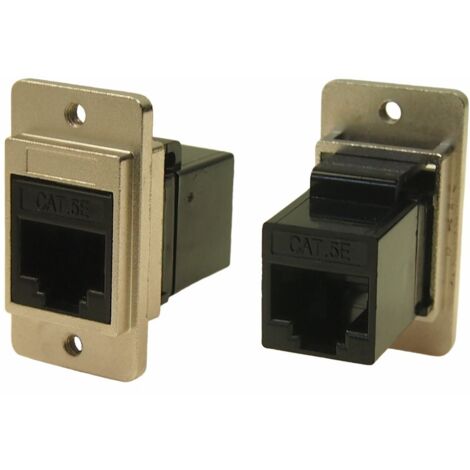 Connecteur RJ45 cat 5e RS PRO Femelle Montage panneau, ports ( Prix pour 1 )