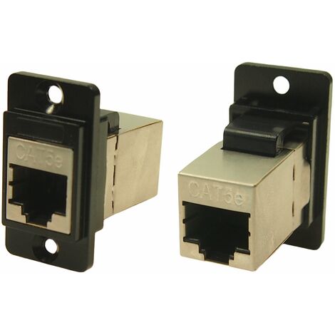 Connecteur RJ45 cat 5e RS PRO Prise femelle Montage panneau, ports ( Prix pour 1 )