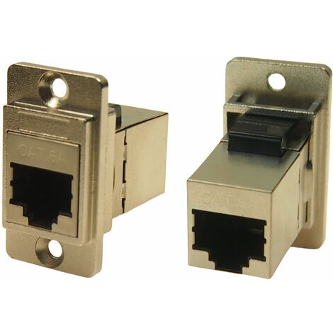 Connecteur RJ45 cat 6a RS PRO Prise femelle Montage panneau, ports ( Prix pour 1 )
