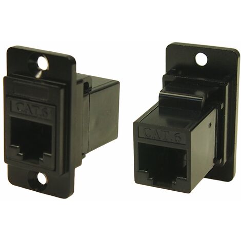 Connecteur RJ45 cat Cat6e RS PRO Prise femelle Montage panneau, ports ( Prix pour 1 )