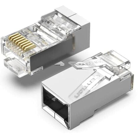 Connecteur RJ45 Femelle FTP Cat 6A Pour Câbles De Données Televes