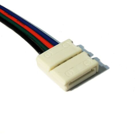 Connecteur ruban à ruban LED 10mm RGB avec câble