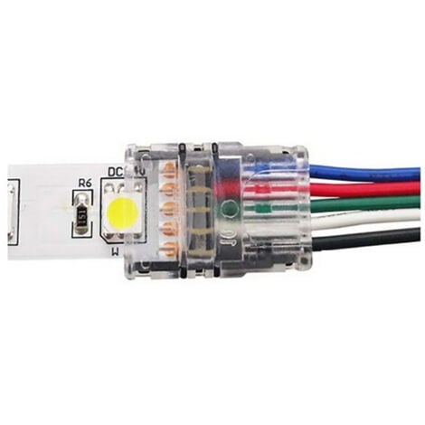 Connecteur Ruban LED 12V ou 24V 2835 Bande 2 connecteurs - SILAM